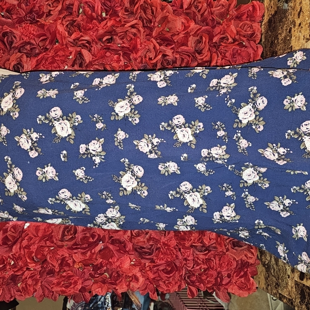 Floral Blue Dress